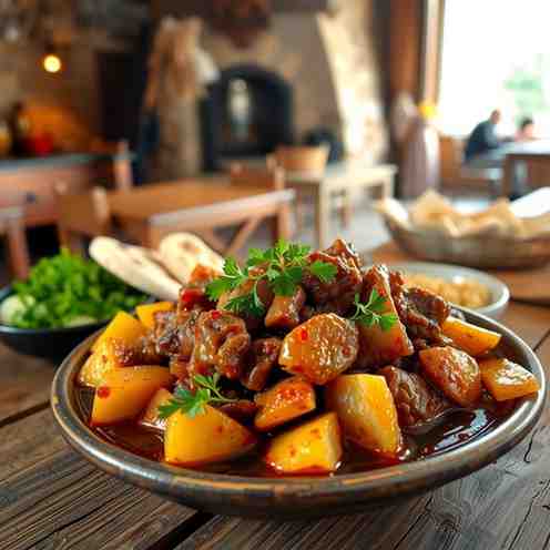 Kuurdak Recipe - Delicious Meat & Potatoes